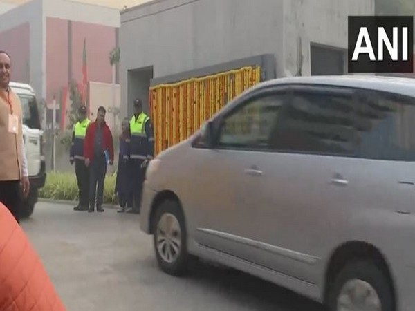 BJP National President JP Nadda reaches party HQ in Delhi (Photo/ANI)