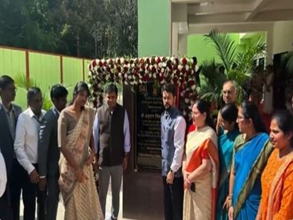 A visual from the inauguration. (Photo- Anurag Thakur Twitter)