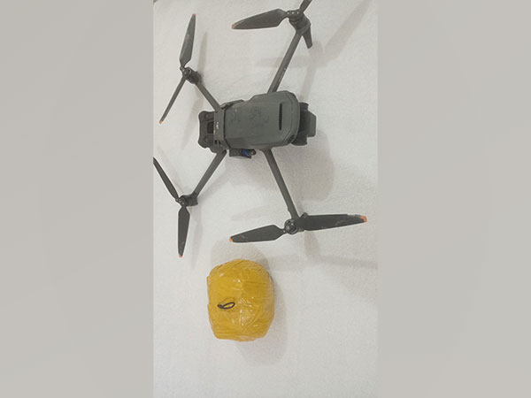 BSF, Punjab police recover Chinese drone with heroin in Amritsar (Image/ANI)