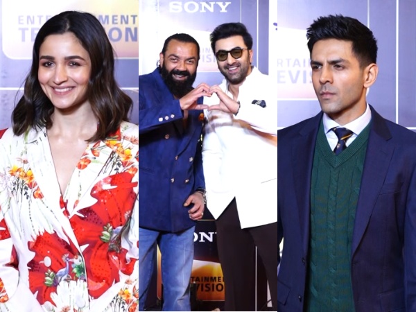 Alia Bhatt, Bobby Deol, Ranbir Kapoor, Kartik Aaryan (Image source: ANI Photos)
