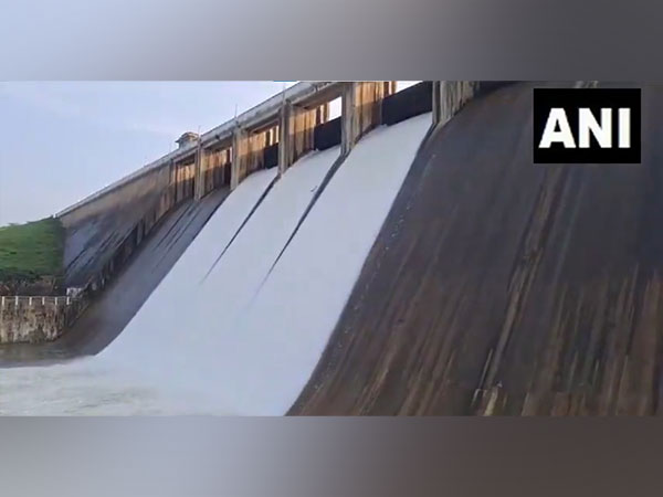 Water released from Manimuthar Dam to Thamirabarani River (Photo/ANI)