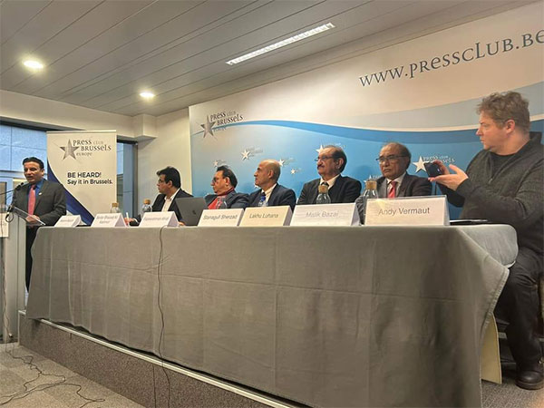 Brussels: Political activists discuss challenges to confront 'fascist' Pakistani regime (Photo/ANI) 
