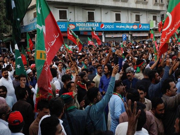 A Pakistan Tehreek-e-Insaf (PTI) supporter waves the party flag in Karachi (Photo Credit: Reuters)