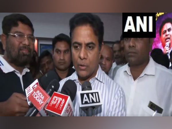 Bharat Rashtra Samithi (BRS) leader KT Rama Rao (Photo/ANI)