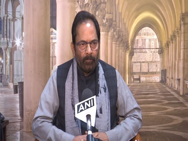 BJP leader Mukhtar Abbas Naqvi (Photo/ANI)