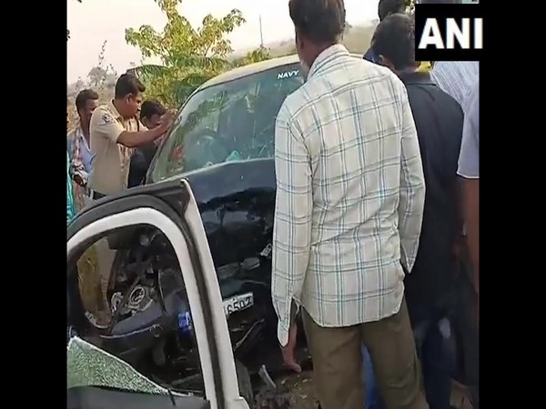 Visuals from accident spot in Narayanpet, Telangana. (Photo/ANI)