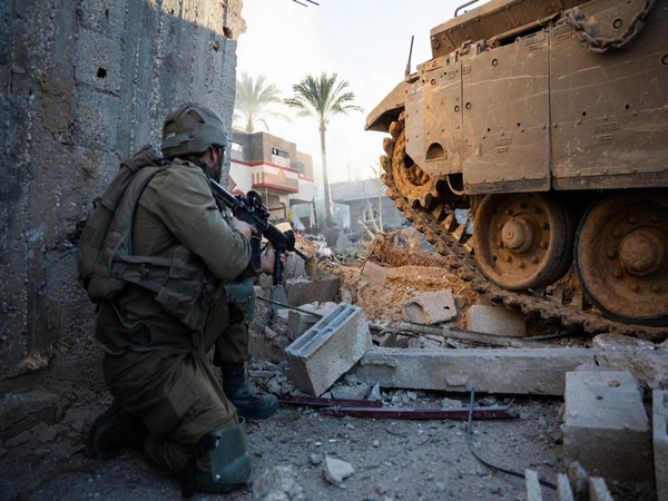 An Israeli soldier in the Gaza Strip (Image Credit: TPS)
