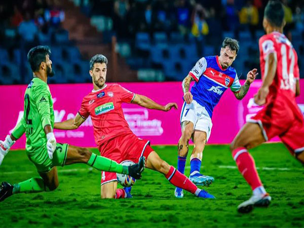 A visual from the match. (Photo- ISL)