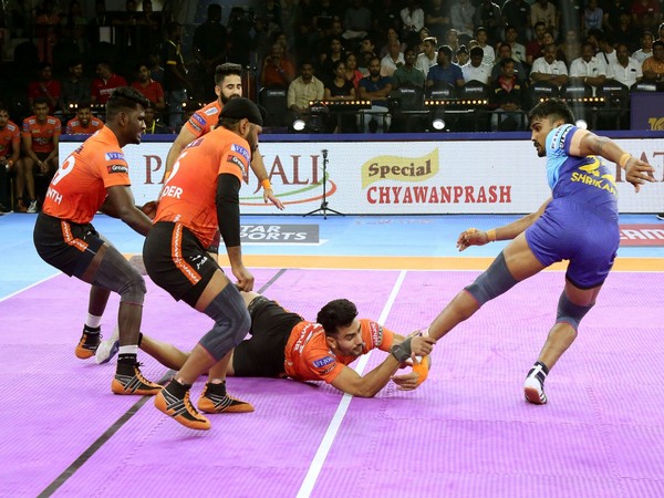 U Mumba in action against Bengal. (Photo- PKL)