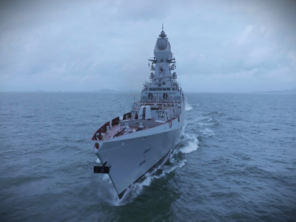 Stealth Guided Missile Destroyer Imphal. (Photo source: Ministry of Defence)