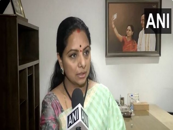 BRS MLC K Kavitha (Photo/ANI)