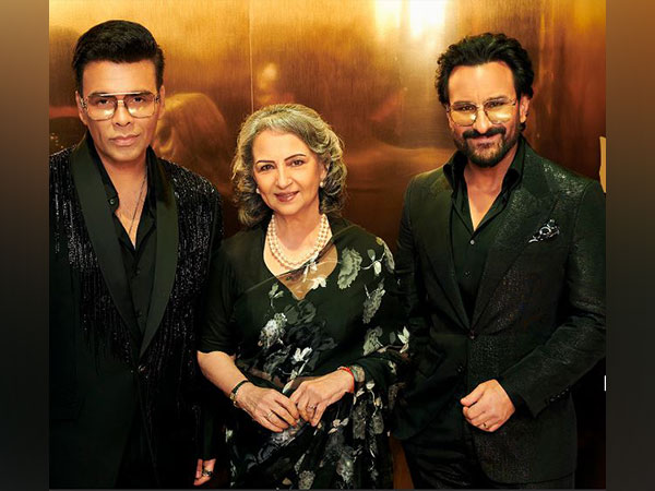 Karan Johar, Saif Ali Khan, Sharmila Tagore (Image Source: Instagram)