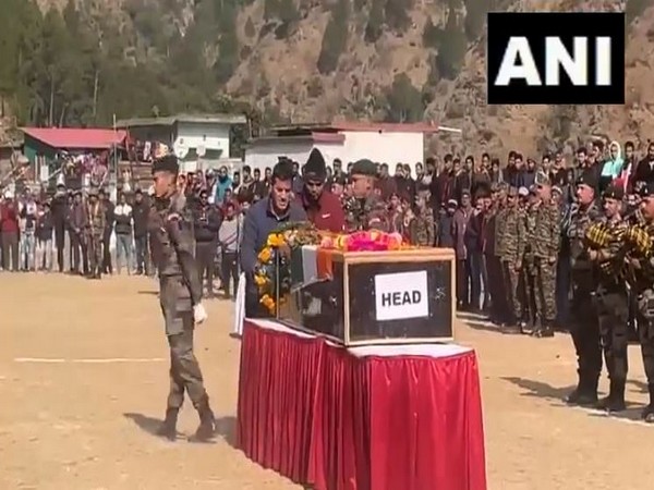 Mortal remains of Naik Virendra Singh brought to Uttarakhand's Chamoli (Photo/ANI)