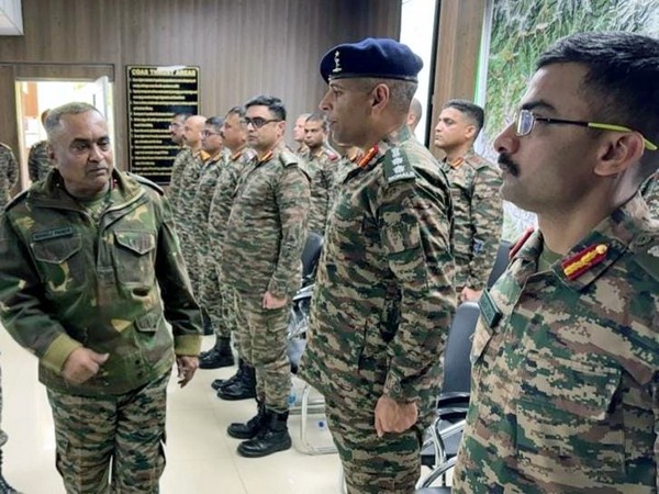 Army Chief General Manoj Pande on visit to Poonch sector (File Photo/ANI)