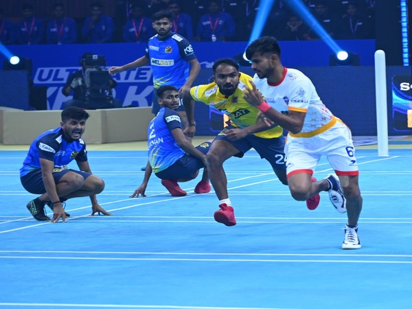 Telugu Yoddhas and Chennai Quick Guns in action. (Photo- UKK)