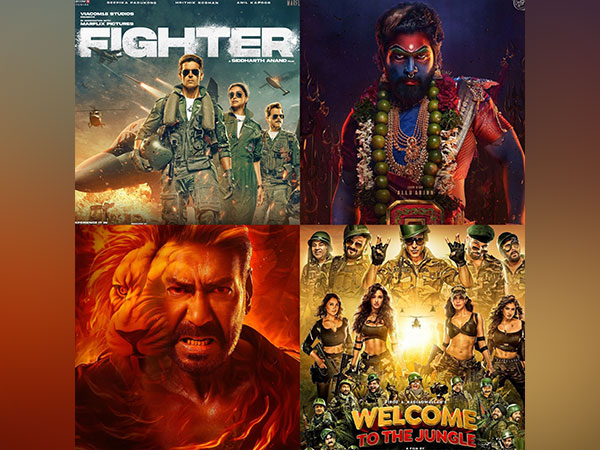 Fighter, Pushpa 2, Singham Again, Welcome 3 posters (Image source: Instagram)