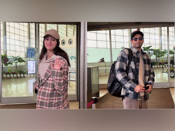 Ananya Panday, Aditya Roy Kapur (Image Sourcer: ANI)
