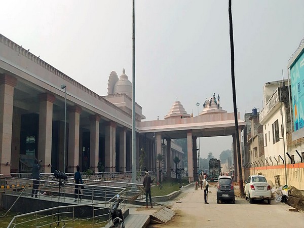 Visual of the newly redeveloped Ayodhya railway station (Photo/ANI)
