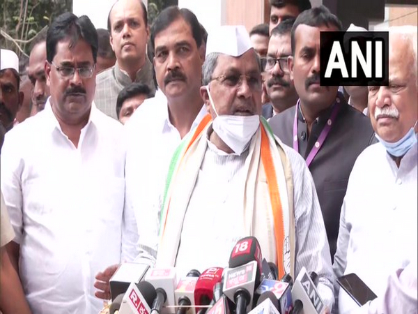 Karnataka CM Siddaramaiah (Photo/ANI)