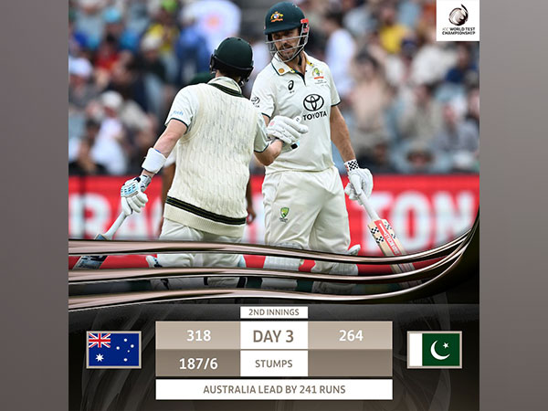 Mitchell Marsh and Steve Smith. (Photo- ICC Twitter)