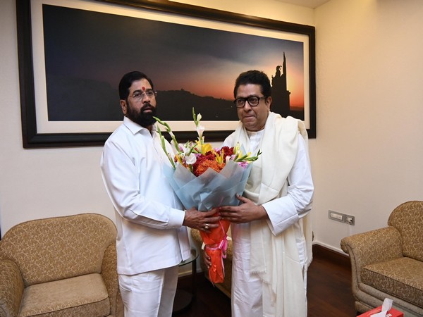 Chief Minister Eknath Shinde with Maharashtra Navnirman Sena chief Raj Thackeray. (Photo/Eknath Shinde's X)