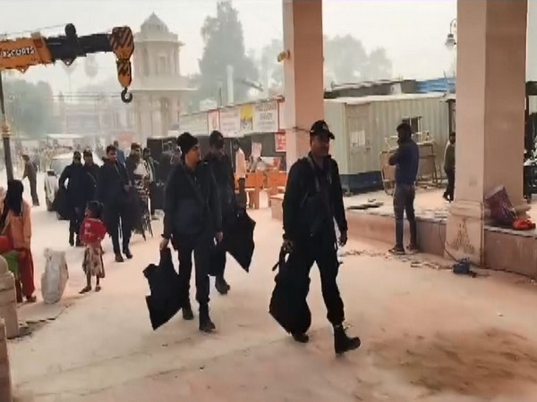 Security personnel preparing for January 22 event next month (Photo/ANI)