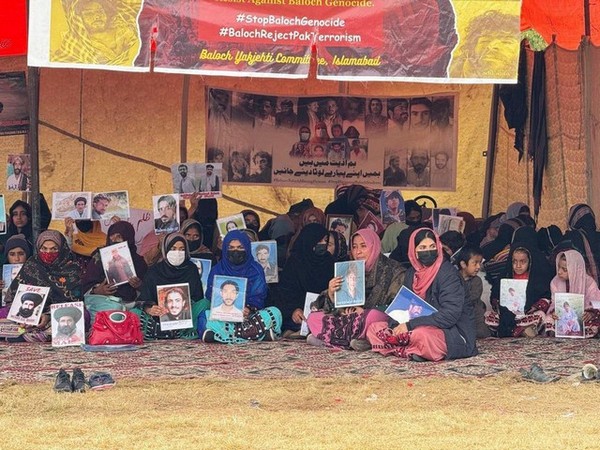 Visuals of the Baloch protest (File Photo: (Photo Credits; Baloch Yakjehti Committee)