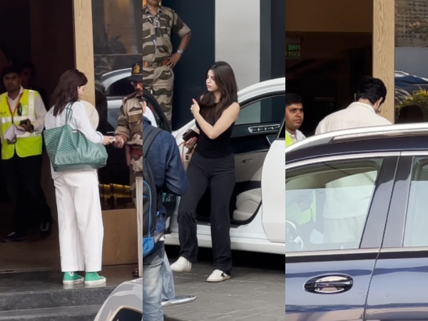 Navya Nanda, Suhana Khan, Agastya Nanda (Image source: ANI Photos)