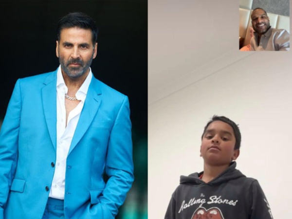Akshay Kumar, Shikhar Dhawan, Zoravar (Image source: Instagram) 