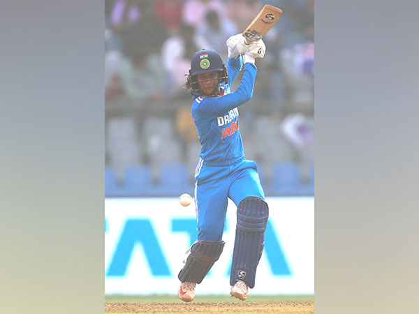 India batter Jemimah Rodrigues in action against Australia women's team during 1st ODI (Image: BCCI Women/X)