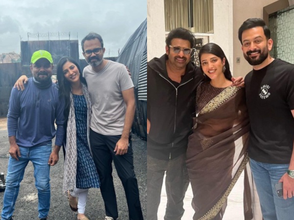 Shruti Haasan, Prashanth Neel, Prabhas, Prithviraj (Image source: Instagram)