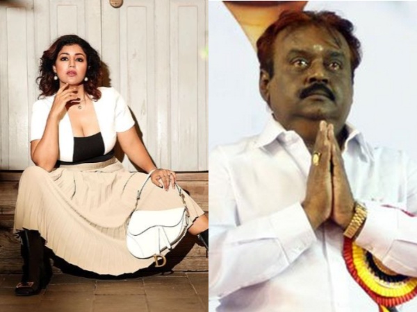Debina Bonnerjee and late actor Vijayakanth(Image source: X)