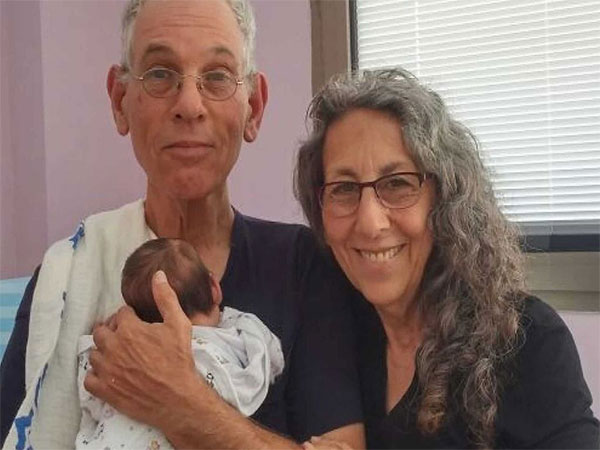 Judi Weinstein Haggai with her husband, Gad. Photo courtesy the family (Photo/TPS)