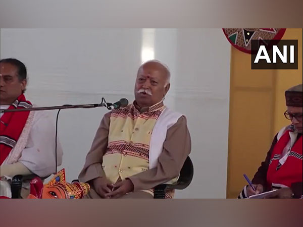 RSS Chief Mohan Bhagwat at the 