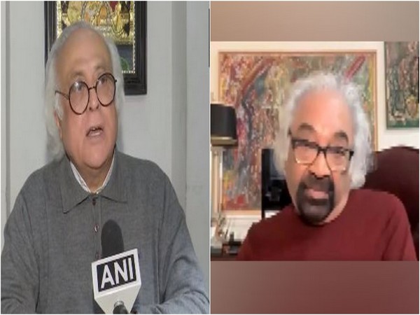 Congress leaders Jairam Ramesh and Sam Pitroda. (File Photo/ANI)