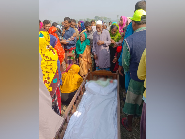 Visual from border outpost-Madhupur in West Bengal. (Photo/ANI)