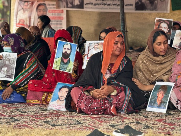 Visuals of Baloch protest in Islamabad (Photo: X @BYCKech)