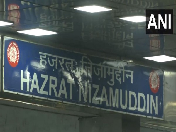 Visuals from Hazrat Nizamuddin railway station (Image/ANI)