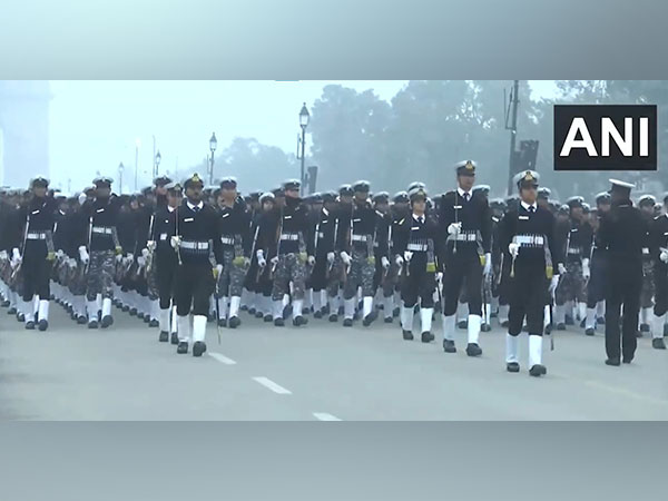 Rehearsal for Republic day parade (Photo/ANI)