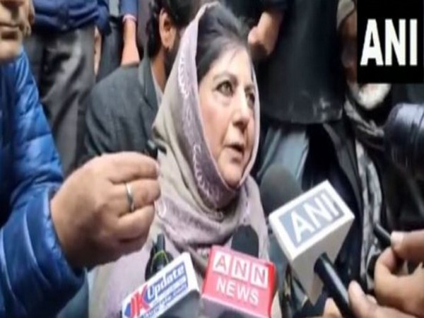 PDP chief Mehbooba Mufti. (Photo/ANI)