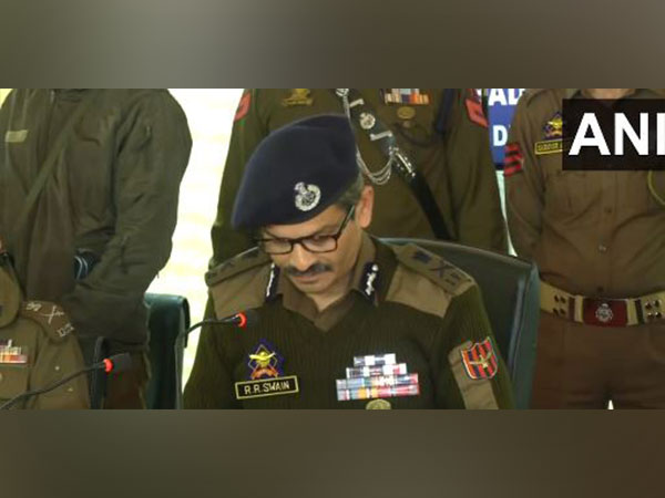 Director General of Police J-K RR Swain (Photo/ANI)