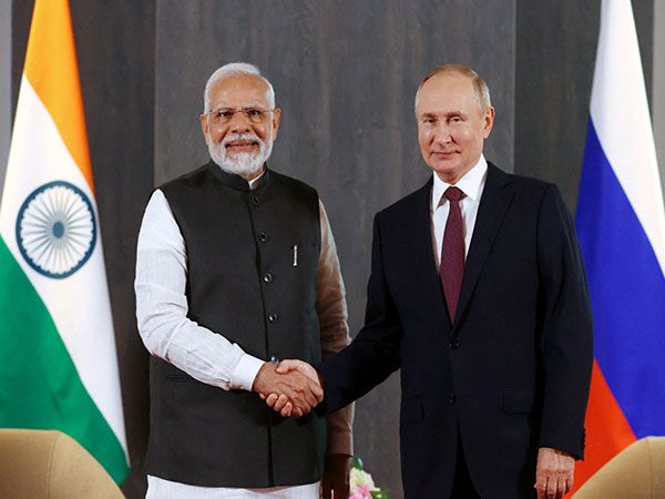 Russian President Putin and Indian Prime Minister Modi meet in Samarkand (Photo/Reuters)