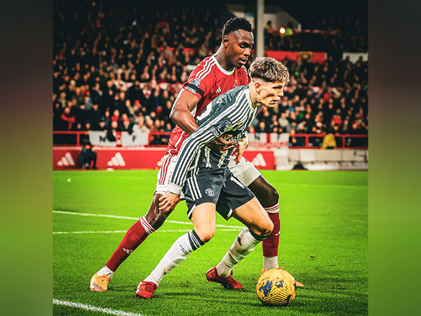 Manchester United and Nottingham in action. (Photo- Manchester United)