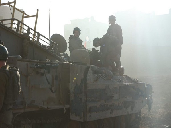 Israeli military forces in the areea of Khan Yunis in southern Gaza (Photo/TPS)