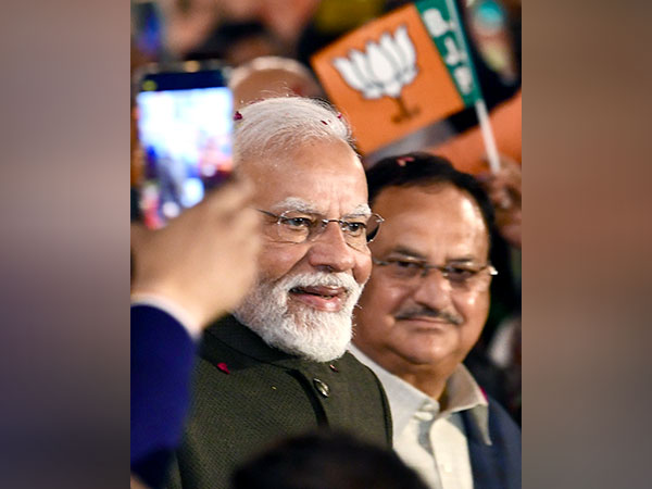 Prime Minister Narendra Modi at BJP headquarters (File Photo/ANI)