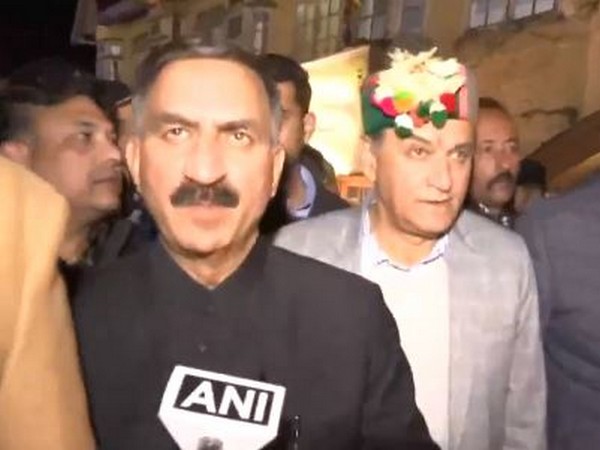 Himachal Pradesh CM Sukvinder Singh Sukhu. (Photo/ANI)