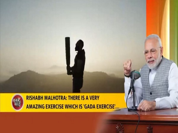 PM Modi mentioning ‘Tagda Raho’ in his radio show.(Photo source: @narendramodi)