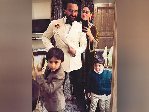 Kareena Kapoor Khan, Saif Ali Khan with their kids (Image Source: Instagram)
