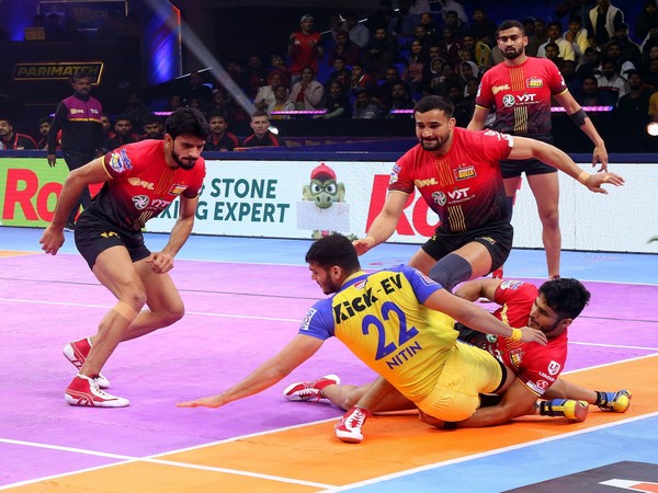 Bengaluru Bulls and Tamil Thalaivas in action. (Photo- PKL)