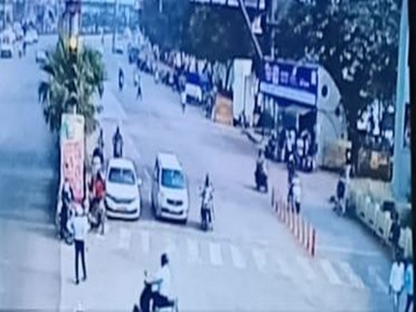 Initial image of Raipur green corridor(Photo/ANI)